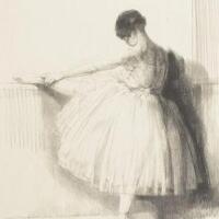 Danseuse à la Barre (1<sup>ère</sup> planche)